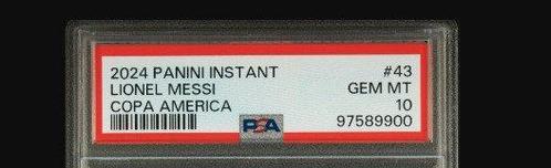 2024 Panini Instant Copa America - Lionel Messi #43 - Only, Verzamelen, Stickers