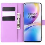 ProGuard OnePlus 8 Pro Wallet Flip Case Paars, Verzenden, Nieuw