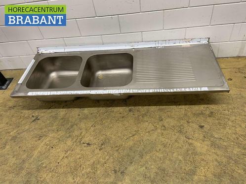 RVS Spoelblad Dubbele spoelbakken 190 x 70 cm Horeca, Zakelijke goederen, Horeca | Keukenapparatuur, Nieuw zonder verpakking, Ophalen of Verzenden