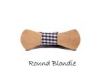 Houten strik: Round Blondie, Nieuw