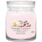 Yankee Candle Pink Cherry & Vanilla Signature Medium Jar -, Ophalen of Verzenden, Nieuw, Overige typen