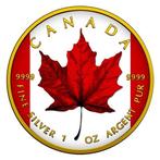 Canada. 5 Dollars 2025 1 oz Maple Real Leaf Canada Flag 24k