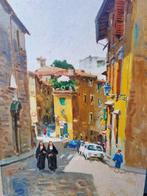 Graziano Marsili (1939) - Costa San Giorgio Firenze, Antiek en Kunst, Kunst | Schilderijen | Klassiek