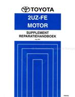 2001 TOYOTA LAND CRUISER 2UZ-FE MOTOR (SUPPLEMENT), Auto diversen, Handleidingen en Instructieboekjes