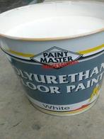 PU betoncoating - Paintmaster FLOORPAINT -  WIT -  5 liter, Doe-het-zelf en Verbouw, Verf, Beits en Lak, 5 tot 10 liter, Wit, Nieuw