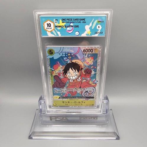Monkey.D.Luffy (SR) OP07-109 Graded card - Graad 10, Hobby en Vrije tijd, Verzamelkaartspellen | Overige