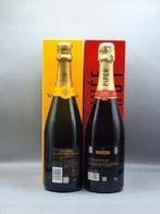 Veuve Clicquot, Charles Heidsieck - Champagne Brut - 2, Verzamelen, Nieuw