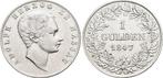 Gulden 1847 Nassau Adolph 1839-1866, Postzegels en Munten, Munten | Europa | Niet-Euromunten, Verzenden