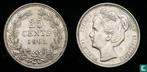 Nederland 25 cents 1901 (type 2), Verzenden, 5 cent, Losse munt, Goud