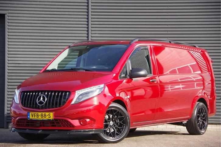 Zakelijke Lease |  Mercedes-Benz Vito 114 CDI XL L3 AUT. LED, Auto's, Bestelauto's, Onderhoudsboekje, Lease, Grijs, Automaat, Overige kleuren