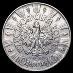 Polen. 10 Zotych 1935 / Józef Pisudski (Zonder, Postzegels en Munten, Munten | Europa | Niet-Euromunten