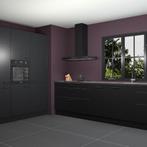 Zwarte keuken Marseille 39297, Verzenden, Nieuw