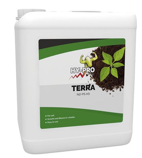 Hy-Pro Terra 5 ltr, Tuin en Terras, Plantenvoeding, Nieuw, Ophalen of Verzenden
