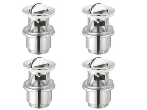 Veiling - 4x Beaux design wastafelplug 1 1/4 Lilas chroom, Doe-het-zelf en Verbouw, Sanitair, Nieuw