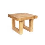 De teruggewonnen teakhouten bijzettafel - naturel, Huis en Inrichting, Verzenden, Nieuw