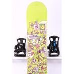 130 135 kinder snowboard SALOMON JIMBO, Green, FLAT/Rocker (, Verzenden, Gebruikt