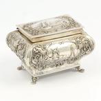 B.W. van Eldik Theebus Hollands - Doos - .833 zilver, Antiek en Kunst, Antiek | Goud en Zilver