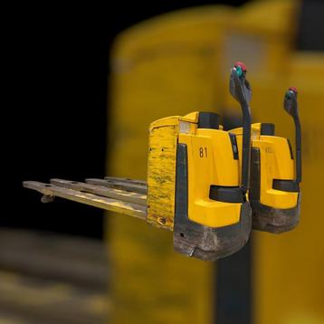 Palletwagen lepels 2,4m Jungheinrich EJE 220 - 2013 partij beschikbaar voor biedingen