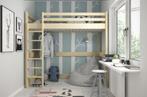 Rockwood® Hoogslaper Brecht Naturel met  bureau, Ophalen of Verzenden, Nieuw, Hoogslaper