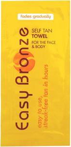 LENTHERIC EASY BRONZE SELF TAN TOWEL ZELFBRUININGS HANDDOE.., Verzenden, Nieuw