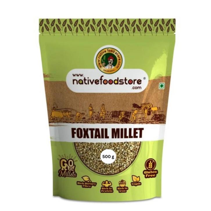 Gierst Vossenstaart - Foxtail Millet (Thinai) Whole - 500 g, Sport en Fitness, Gezondheidsproducten en Wellness, Ophalen of Verzenden