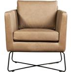 Leren fauteuil Crossover - Rancho Stone (grijs/bruin), Huis en Inrichting, Nieuw, Ophalen of Verzenden, Leren fauteuil Crossover - Rancho Stone (grijs/bruin) past perfect in uw interieur als u woonstijl: Industrieel, Modern is.