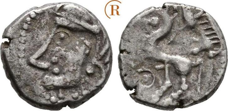 Quinar 1 Jhrh v Christus Kelten Gallia Bituriges:, Postzegels en Munten, Munten | Europa | Niet-Euromunten, Verzenden