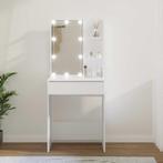 vidaXL Kaptafel met LED-verlichting 60x40x140 cm wit, 50 tot 100 cm, Verzenden, Nieuw, 50 tot 100 cm