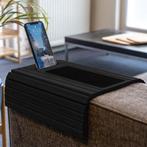 2dekans | Budu Armleuning dienblad voor bank Zwart –, Huis en Inrichting, Ophalen of Verzenden, Zo goed als nieuw