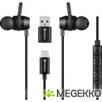 Sandberg 126-50 In-ear Bedraad Zwart USB-C, Verzenden, Nieuw