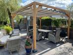 Shadowcomfort Pergola met harmonicaschaduwdoek 2,90 x 4 mtr, Nieuw