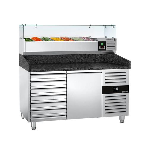 GGM Gastro | Pizza koelwerkbank PREMIUM - 1500x800mm - met 1, Zakelijke goederen, Horeca | Meubilair en Inrichting, Verzenden