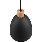 LED Hanglamp - Trion Jaguar - E27 Fitting - Rond - Mat Zwart, Huis en Inrichting, Ophalen of Verzenden, Nieuw, Metaal