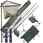 Complete Ultimate Karper Set met hengels, vrijloopmolens,, Verzenden, Nieuw