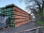 Schotten draglineschotten Crane mats SCHERP GERIJST NIEUW, Nieuw, Balk, 300 cm of meer, Overige houtsoorten