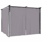 Stalen Prieel 3x3 : Topdeal met Gordijnen! Retourdeal, Tuin en Terras, Overkappingen, Ophalen of Verzenden, Nieuw, Tuinpaviljoen