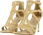 2dekans | Bullboxer - Sandalen - Dames - Goud - 40 - 40, Kleding | Dames, Bullboxer, Ophalen of Verzenden, Zo goed als nieuw