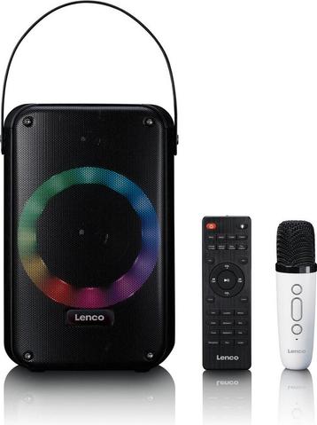 Lenco BTC-060BK - Draadloze Bluetooth Speaker 20W - Karaokes beschikbaar voor biedingen