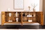 Massief dressoir SCORPION 180cm bruin hangend mangohout met, Huis en Inrichting, Ophalen of Verzenden, Nieuw