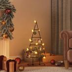vidaXL Kerstdecoratie kerstboom 60 cm metaal zwart, Diversen, Kerst, Verzenden, Nieuw