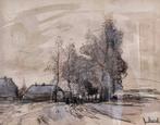 Louis Apol (1850-1936) - Winterlandschap, Antiek en Kunst