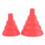 Benson Trechterset - Silicone - Rood - 2-delig - 55 & 75 mm, Ophalen of Verzenden, Nieuw