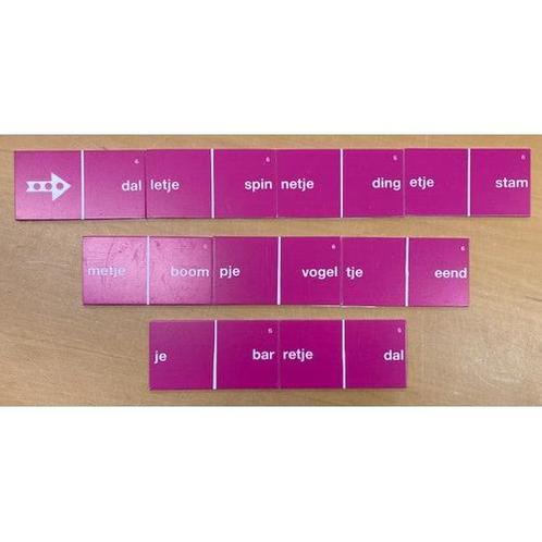 Taaldomino Woord verkleinen Roze 6, Boeken, Schoolboeken, Nieuw, Verzenden