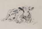 Willem Hendrik van der Nat (1864–1929) - Koe, Antiek en Kunst, Kunst | Schilderijen | Klassiek