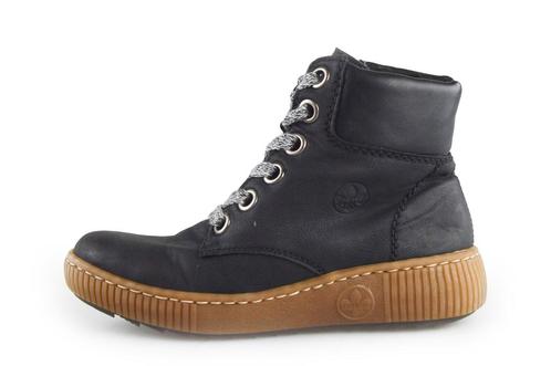 Rieker Veterboots in maat 37 Zwart | 10% extra korting, Kleding | Dames, Schoenen, Zwart, Zo goed als nieuw, Overige typen, Verzenden