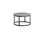 Niehoff Serra loungetafel aluminium Ø60 cm - Zwart, Huis en Inrichting, Tafels | Salontafels, Ophalen of Verzenden, Nieuw, Overige materialen