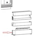 Dometic flessenrek onder RMS8500, Caravans en Kamperen, Nieuw