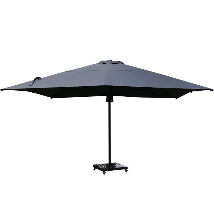 Stintino parasol LED 400x400 cm antraciet, Tuin en Terras, Parasols, Nieuw, Ophalen of Verzenden