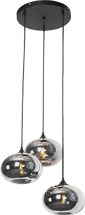 QAZQA Hanglamp Busa - Zwart, Huis en Inrichting, Woonaccessoires | Overige, Verzenden