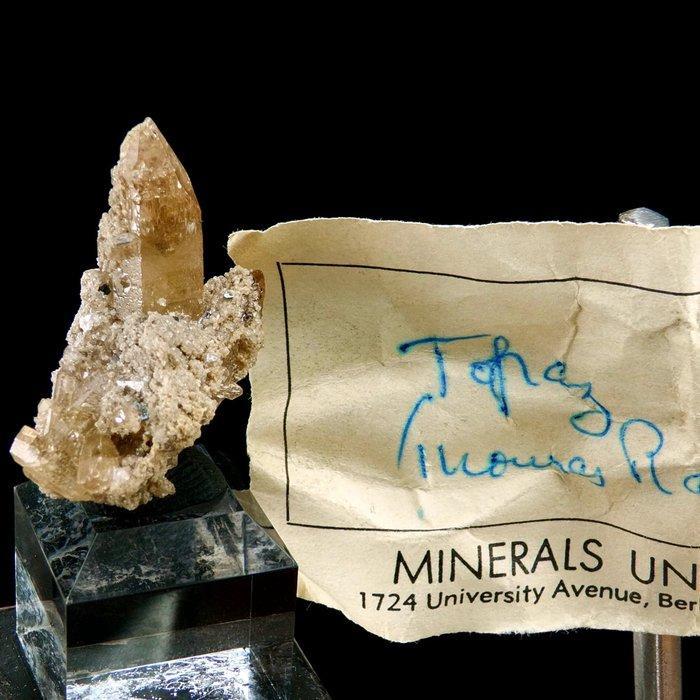 Topaas - Thomas Range, Utah, Verenigde Staten - Hoogte: 3 cm, Verzamelen, Mineralen en Fossielen